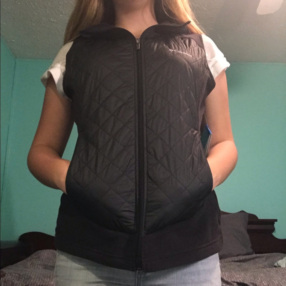 Black Columbia Vest